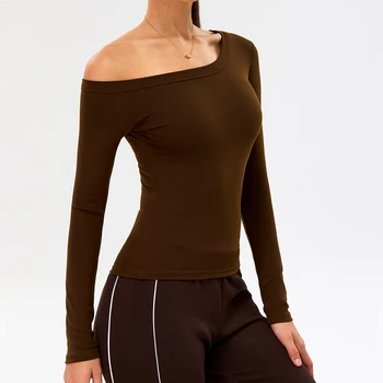 Women Long Sleeve Workout Top 1