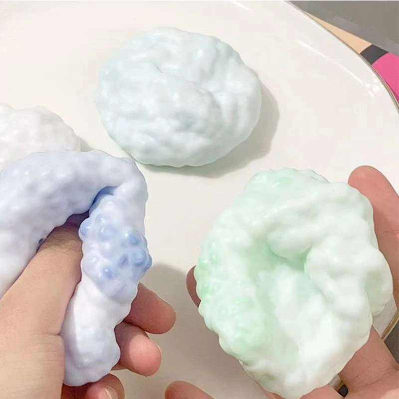 Fidget Toy Squishy Table Toys DIY Can Knead Ice Skin Sticky Handball Soft Press Decompression Crystal Mud Ultra-soft Feel Light Extrusion