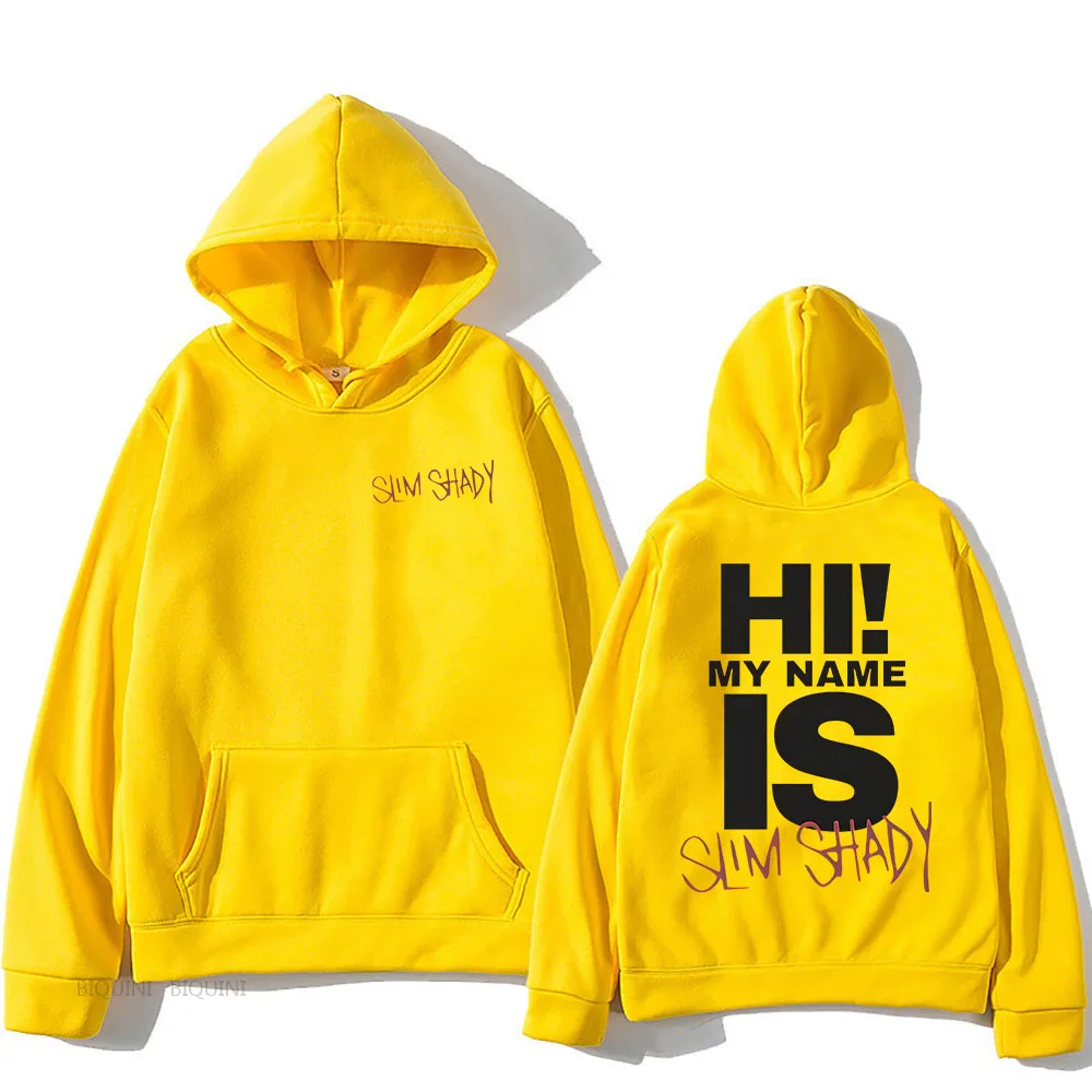Eminem Slim Shady Hoodies Sudaderas Con Capucha Long Sleeve Men Women Sweatshirts with Hooded Fleece Unisex Pullovers 4