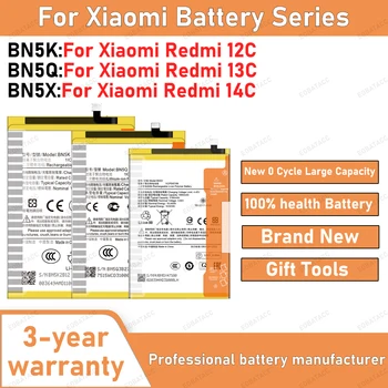 Batteria Nuova 2026 BN5K BN5Q BN5X per Xiaomi Redmi 12C/Redmi 13C/Redmi 14C + Strumenti Gratuiti