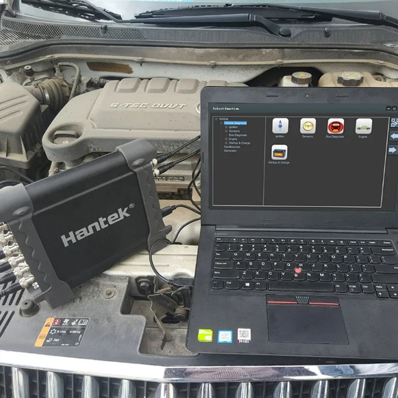 Фото Hantek 1008B 8CH USB Автоматический прибор/DAQ/8CH генератор 8 каналов Автомобильный диагностический осциллограф №4