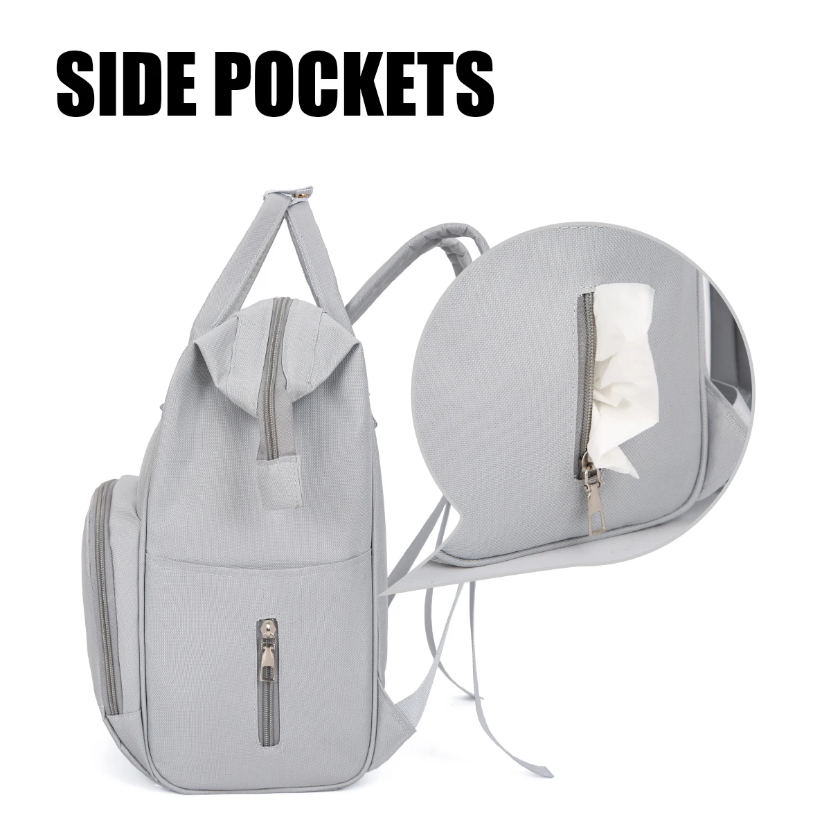 Mommy Bag, Small Size, Lightweight for Outings, Portable, Double Shoulder Mother and Baby Backpack, Stylish, High-Looking, Waterproof, Stain-Resistant, Maternity Bag for Commuting