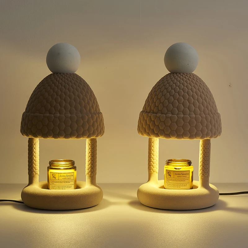 

Винтажная лампа для ароматерапии, лампа для плавления воска, плавильные свечи, плавильная свеча, лампа для спальни, кровати, симпатичный ночник, атмосферная лампа