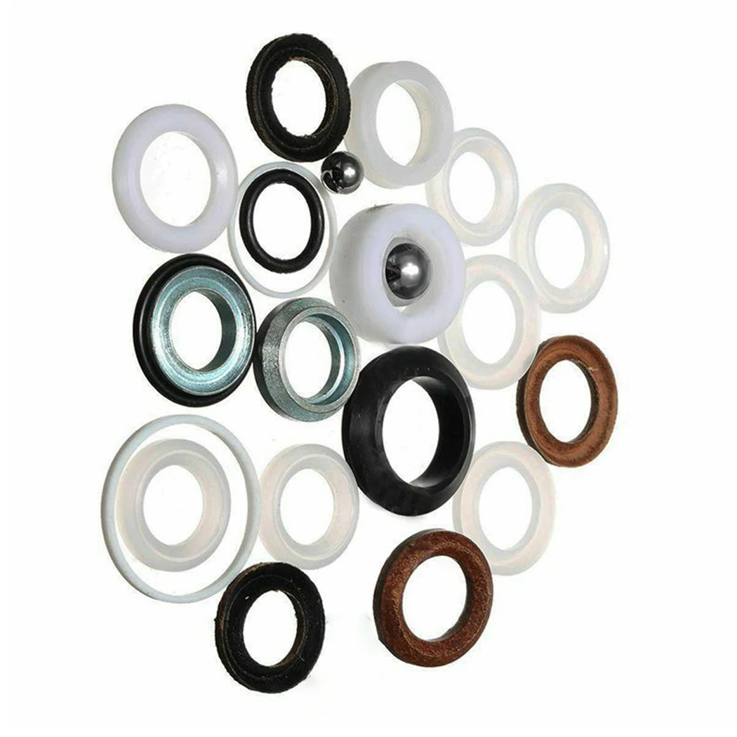 Gasket Ring Seal Sealing Set 12mm-27mm 23pcs 390 395 490 495 595 Accessories Assortment For Paint Sprayer Equipment Supplies
