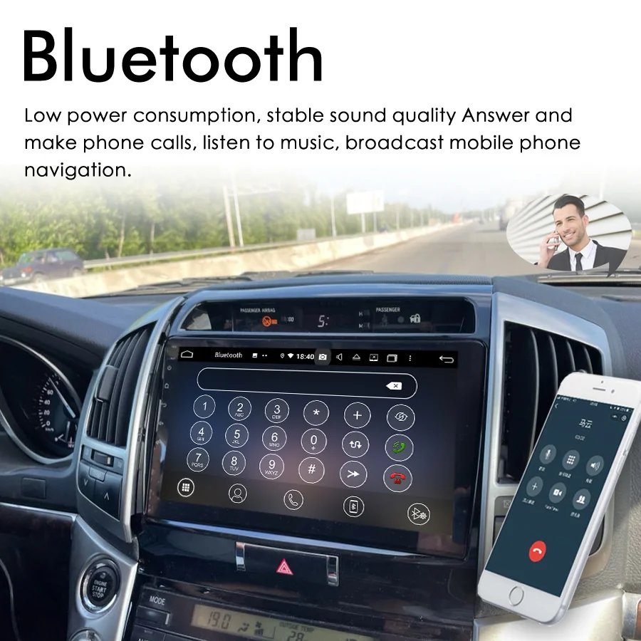 Автомагнитола 2DIN 128 ГБ для Toyota Land Cruiser 200 LC200 2012-2008 CarPlay стерео GPS мультимедийный