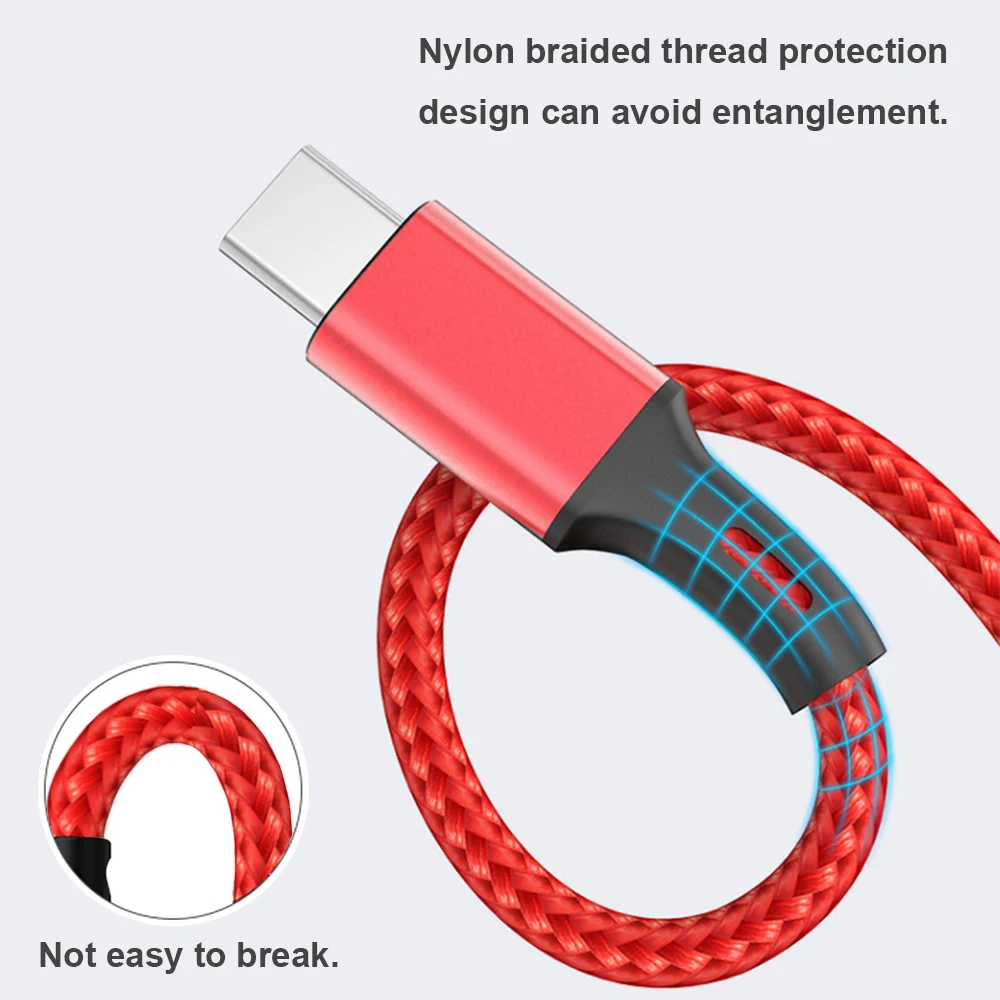 Universal 3-in-1 Fast Charging USB Cable - 2.4A Max