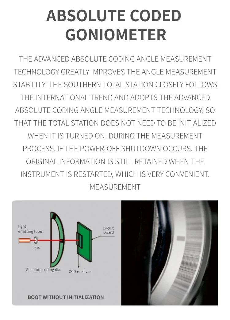 Total Station NTS-332R10 1000m Prism-free Bluetooth High-precision Reflectorles