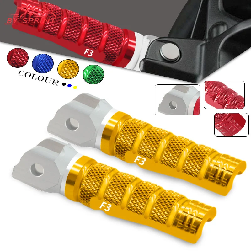 Moto Modificato Cnc Posteriore Antiscivolo Pedane Poggiapiedi Pedane Per F3 675 800 Ago 2012-2016 F4-S F4-R F4-Rr 2013-2016