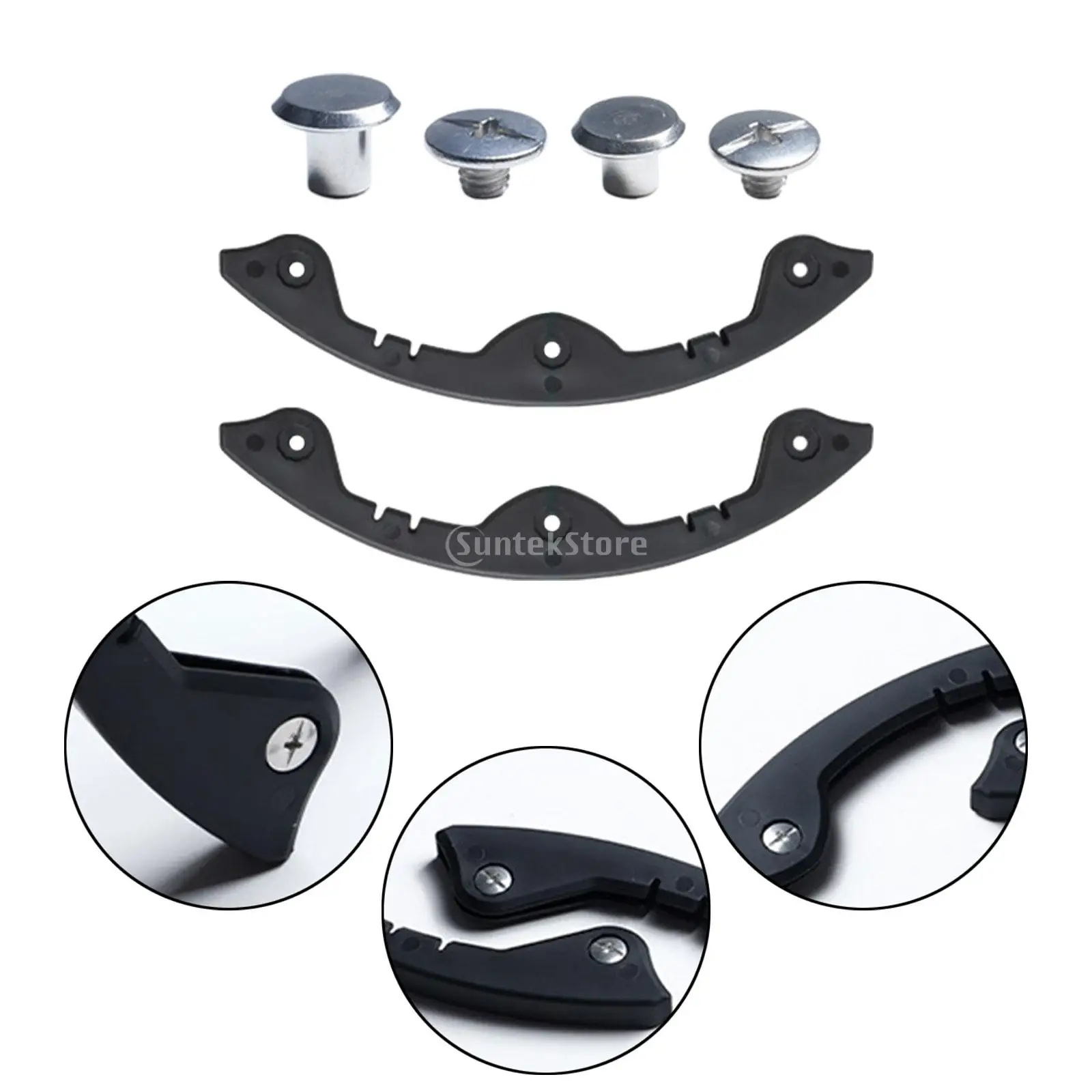 2x Skateboard Deck Guard Bumper Cover Snowboard Protection Strip for Standard Skateboard Longboards Mini Cruisers Accessories