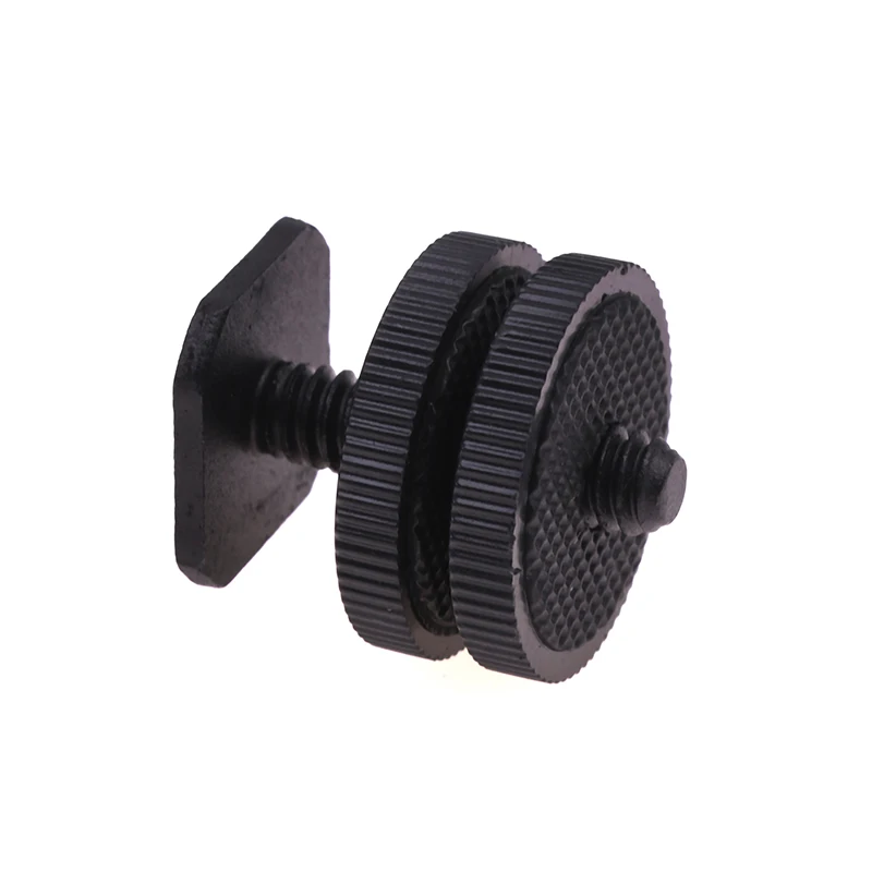 Description Picture 6 of itemTriple Hot Shoe Mount Adapter Dual Screws Bracket Stand Holder for DSLR Camera for LED Video Microphone Monitor Flash Light