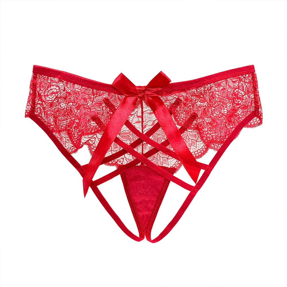 

Lingerie Underwear Night Daily Open Panties Sexy Sleeping T-back Thong Underwear Women All Seasons Briefs Cotton