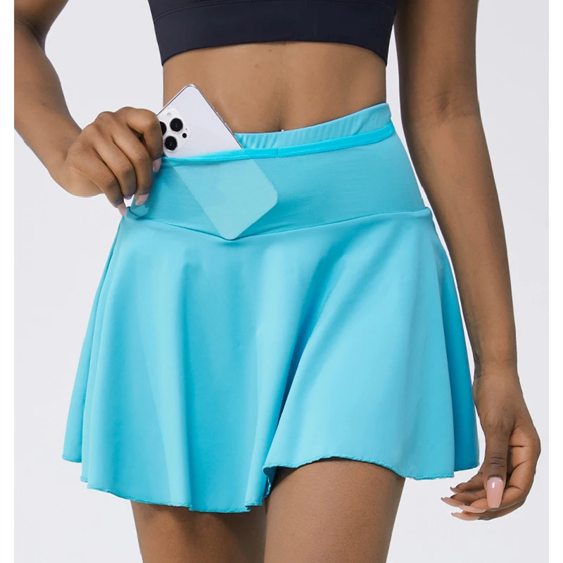 Women Pleated Skirts Sports Golf Tennis Skirt Gym Fitness Athletic Badminton Running Yoga Short Workout Skort