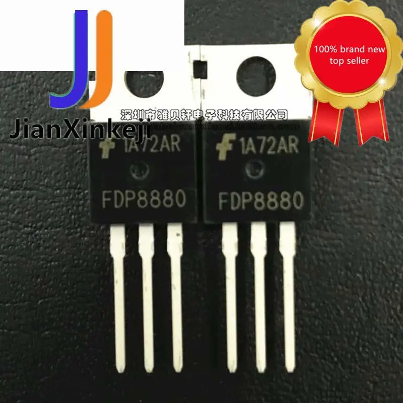

10 шт., 220 Оригинальный Новый FDP8880 N-channel field effect MOSFET tube 54A/30V in-line TO-в наличии