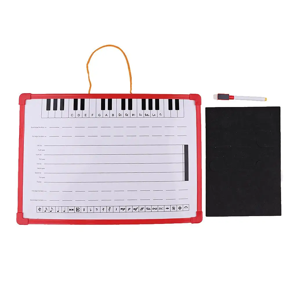 

1 Set Music Theory Instruction Board Writing Whiteboard for Meeting School