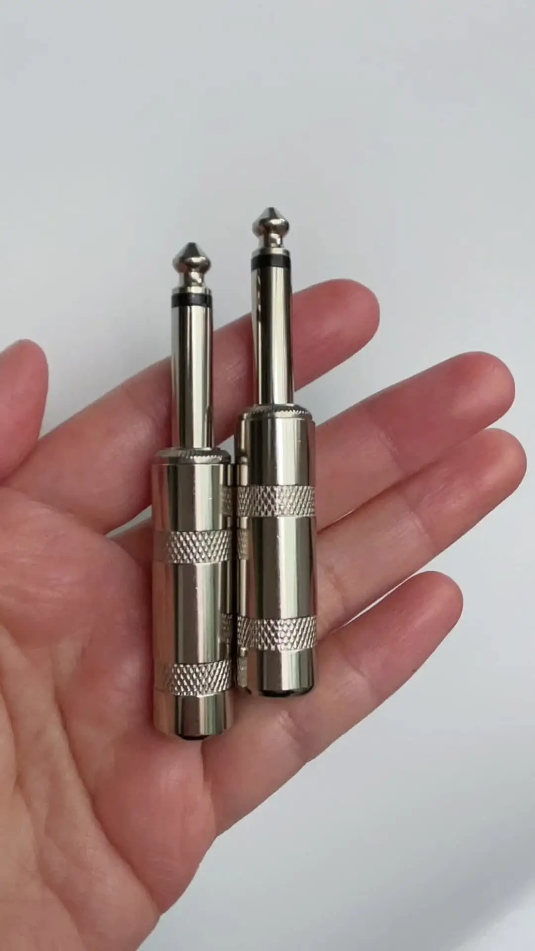 Connettore Audio Angolo Retto Connettore Audio Jack 6,35 Mm Maschio Ad Angolo Retto - Spina Mono Premium Per Cavi, Chitarre, Cuffie Pignone 13 Denti Am6 - Foto 3