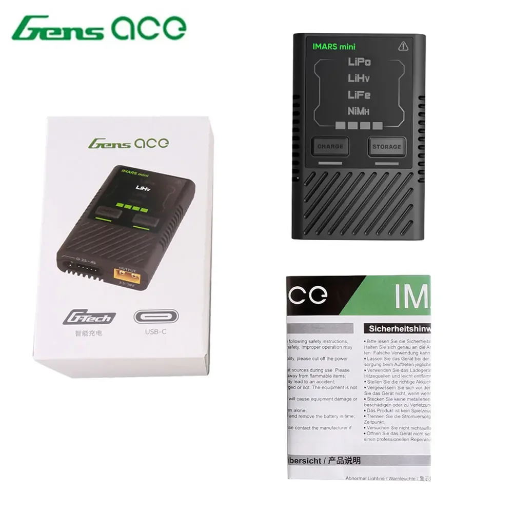 Chargeur LiPo 60W Gens ace Imars Mini Intelligent USB-C