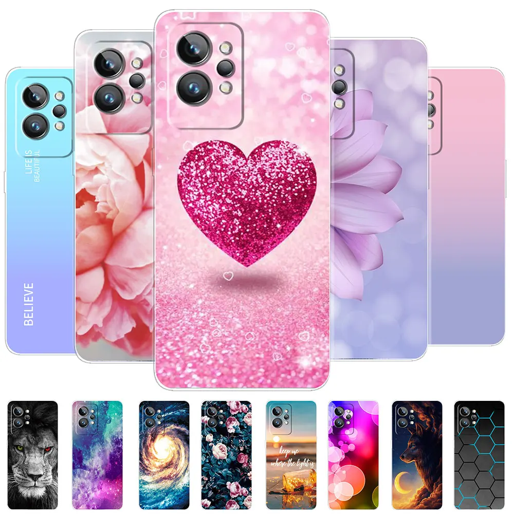 Per Realme Gt2 Pro 5G Custodia Realme Gt 2 Pro Custodia Morbida In Silicone Trasparente In Marmo Per Oppo Realme Gt2 Gt 2 Pro Back Funda