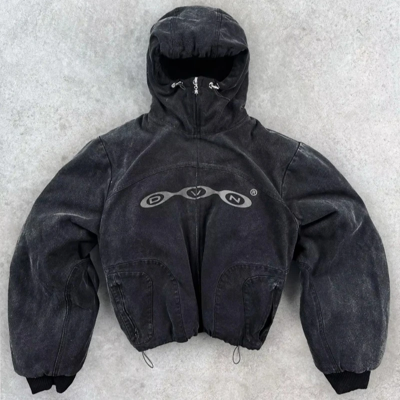 Y2K American New Fashion Letters Embroidered Printed Sweater Hoodies Female Gothic Vintage Hip-hop Punk Popular Casual Hoodies 2