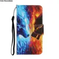 Flaming wolf