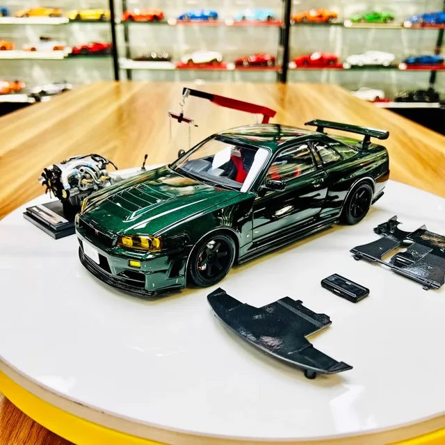 MOTORHELIX 日産 スカイライン GTR R34 1/18 Motorhelix 1/18 NISSAN SKYLINE GT-R R34 Z-tune nismo Diecast