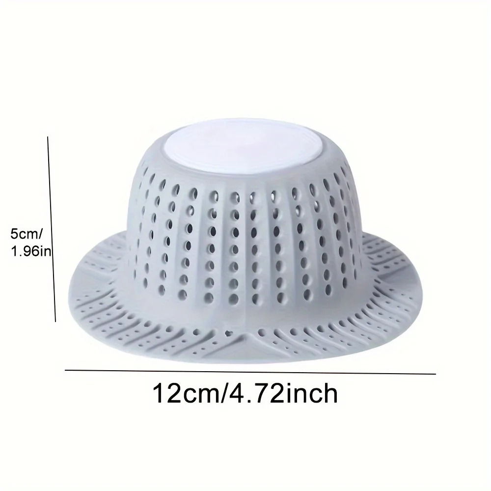 1PC New Bathtub Drain Hair Catcher Collapsible Drain Protector for Pop-Up and Regular Drains of Shower Bathtub Tub Bathroom Sink 6