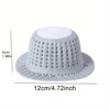 1PC New Bathtub Drain Hair Catcher Collapsible Drain Protector for Pop-Up and Regular Drains of Shower Bathtub Tub Bathroom Sink 6