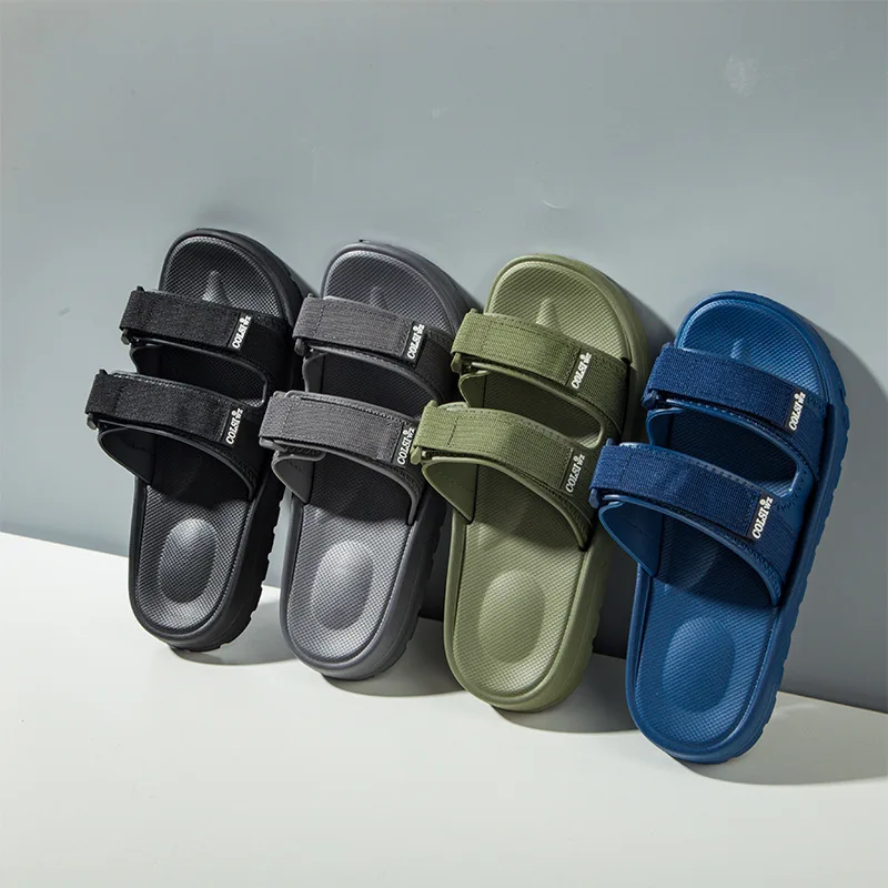 

Men's Slippers Summer Fashion Casual Shoes Platform Mules Slippers Cloud Slides Beach Shoes Male Soft Soled Indoor Outdoor 39-44