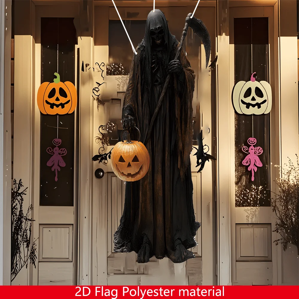 Evil Pumpkin Man Hanging 6
