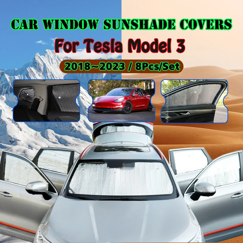 Parasoles de cobertura completa para coche, accesorios Anti-UV para ventana  de Tesla Model Y 2022, 2020 ~ 2023 - AliExpress