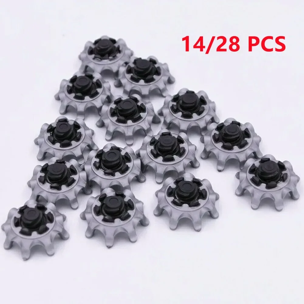 14/28 Pcs Golf Spikes Golf Fast-Wist Studs Cleats Shoes Spikes 2.7x1.2CM For FootJoy Quick Torsion Cleat Replacement