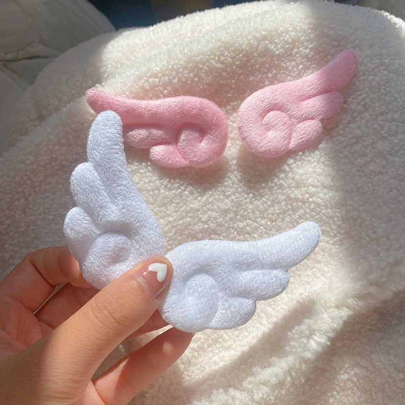 Magical Girl Sakura Xie Anran With The Same Plush Angel Wings Hairpin, Cute Side Clip Female Clip Headdress images - 6