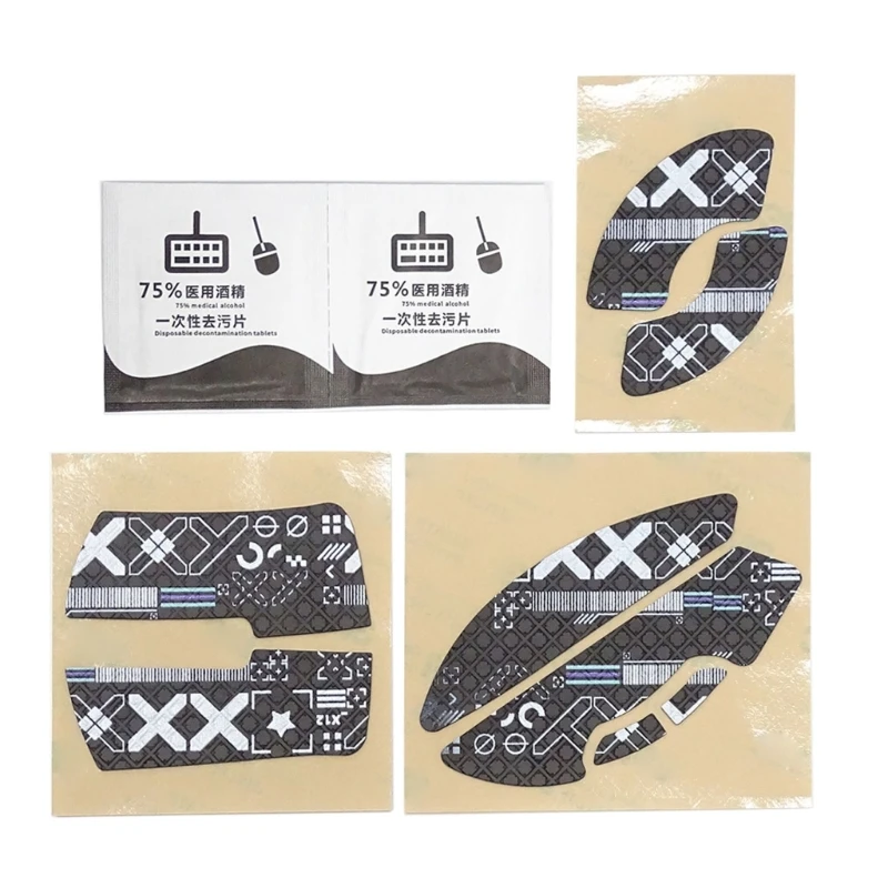

Silicone Mouse Grip Tape Skates Sticker Nonslip Skin Suck-Sweat For DeathAdderV3 Mouse DIY without Mouse