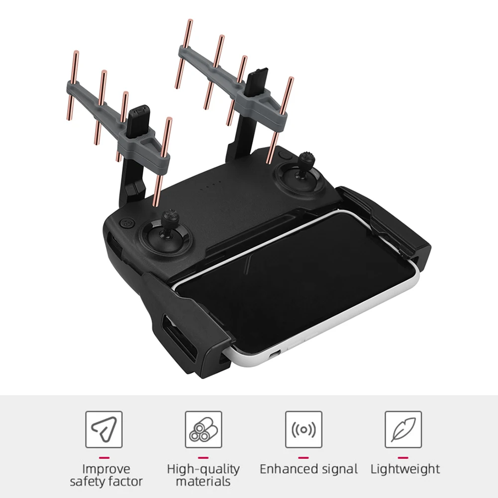 Signal Booster Antenna Drone Antenna Antenna for DJI Mavic 2/Mini/Pro Phantom 4 Pro 2.4Ghz Remote Control Yagi Antenna Booster Signal Range Extender Amplifier