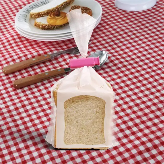 1/2/4Pcs Élelmiszer-Tömítő Klip Többcélú Műanyag Zacskó Tömítés Kenyér Táska Press Spring Clip Konyhai Tároló Szerszám Tartozékok - Image 3