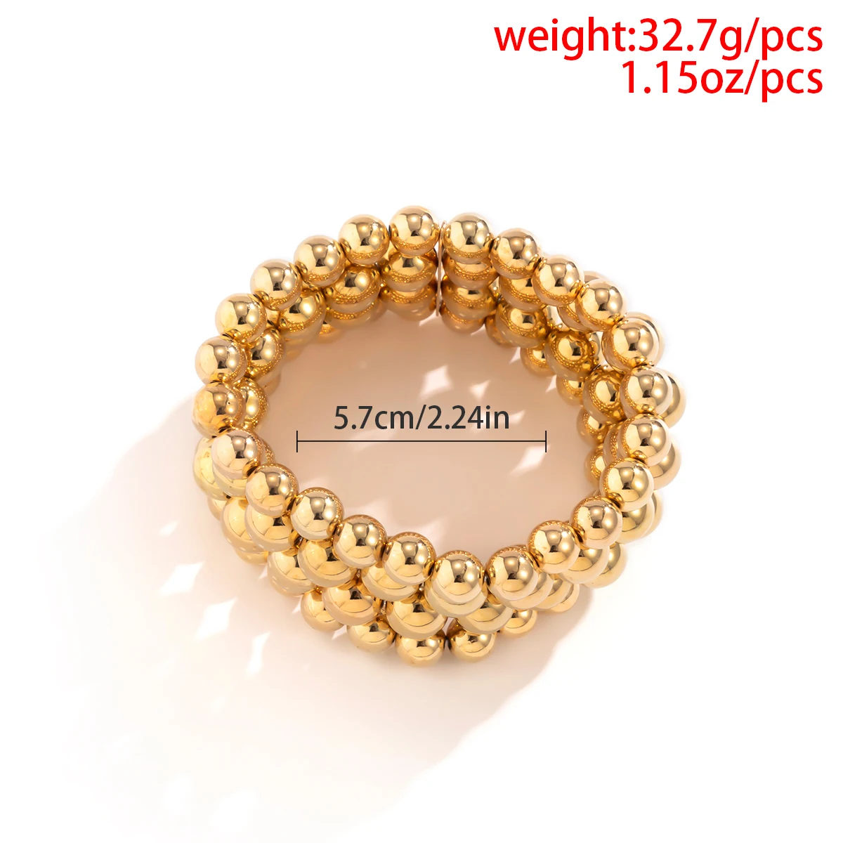 Oma Ball Bracelet Gold | Zaza Culture