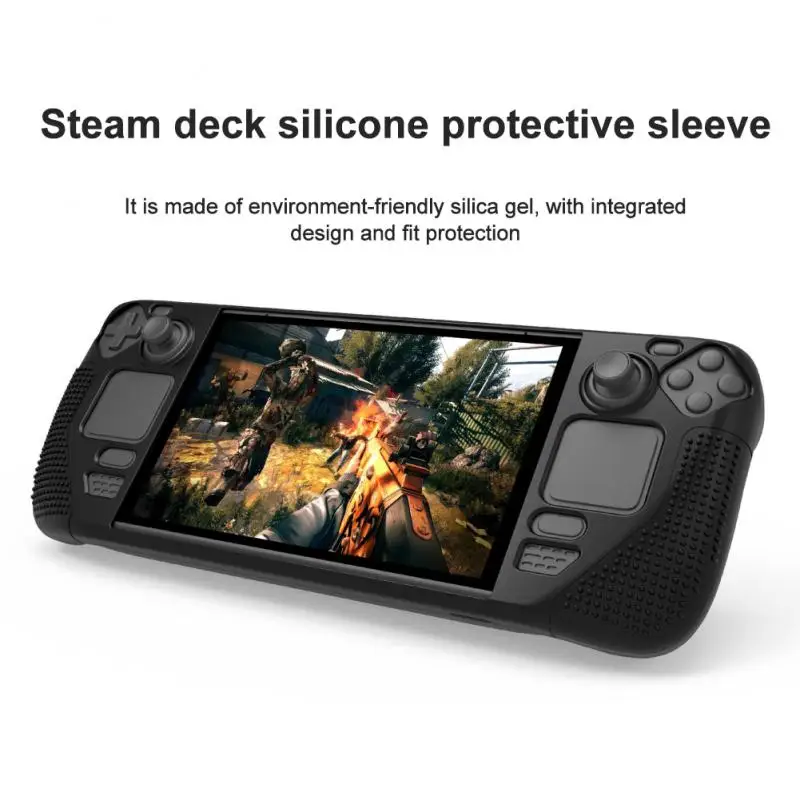 Funda para consola de juegos Steam Deck, carcasa protectora suave,  accesorios Steam Deck, funda de TPU a prueba de golpes, cubierta trasera  anticaída – Los mejores productos en la tienda online Joom