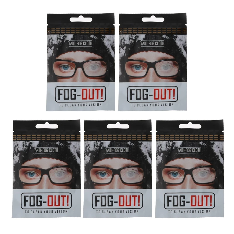 

Anti-fog Cloth for Glasses Dry Antifog Lens Cloth Individually Wrapped Reusable Defogger Eyeglass Cloth for Students K3KF
