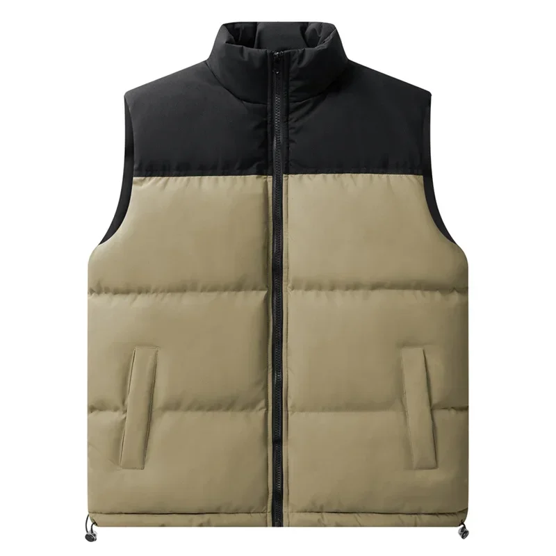 2024 Plus Size 7XL Winter New Down Vest Men Couple's Model Cold Protection Warm Leisure Mens Jacket Vests Collar and Sleeveless