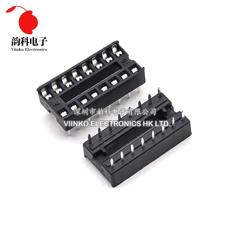Assorted Pack of 10 Precision DIP IC Sockets - Various Pin Configurations