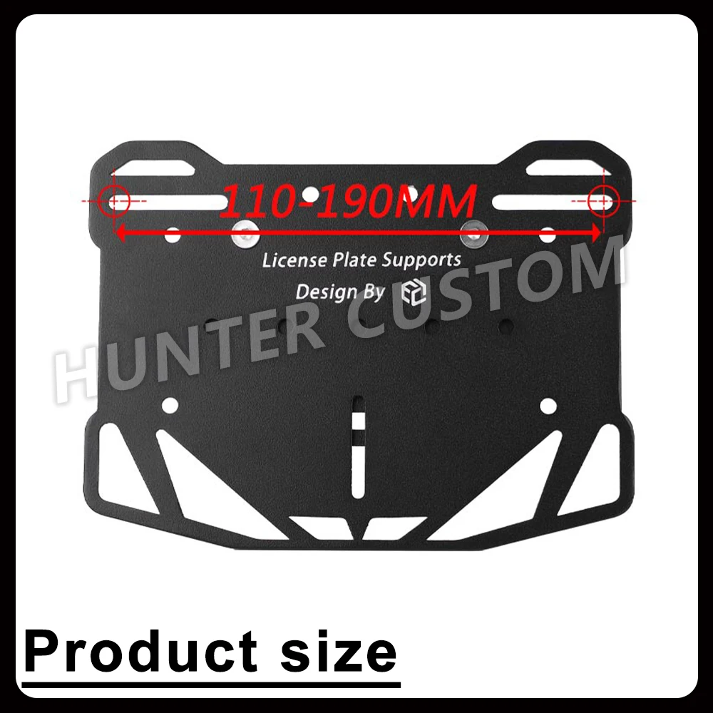 LED 후면 번호판 이동 브래킷 알루미늄 합금 할리 나이트스터 975/ RH975/RH975S/ 테일 타이디 보버에 완벽