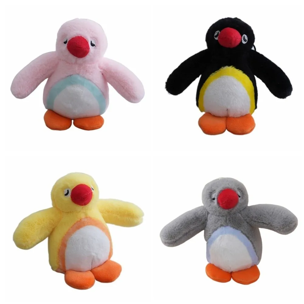 Funny Stuffed Animal Penguin Plush Keychain Funny Cartoon Pingu Doll Pendant 15cm Cute Stuffed Penguin Keychain Backpack Pendant