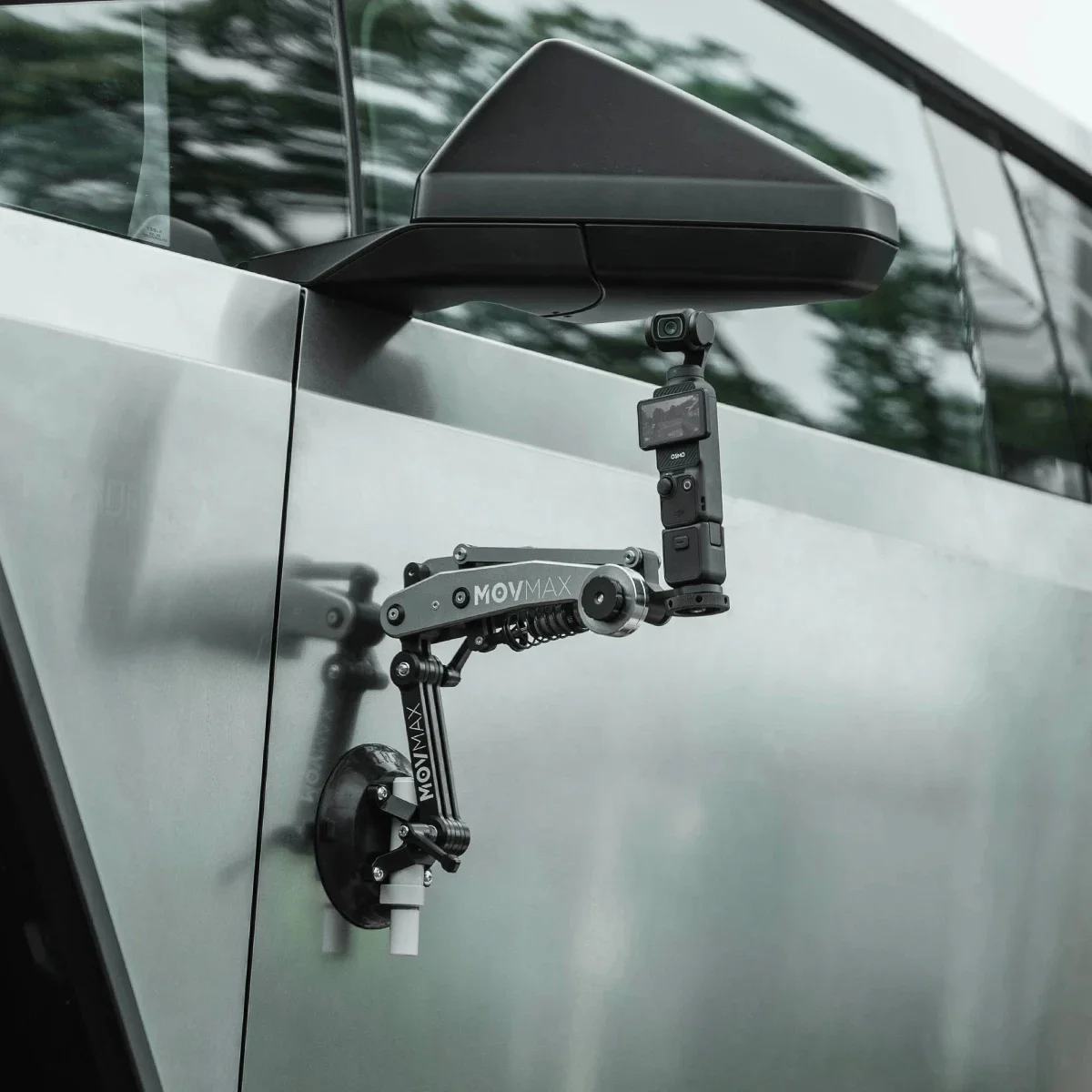 Movmax 차량 장착형 충격 흡수 암 키트(흡착컵 포함) DJL Pocket3 / Insta360 X4용 스포츠 카메라 짐벌 액세서리