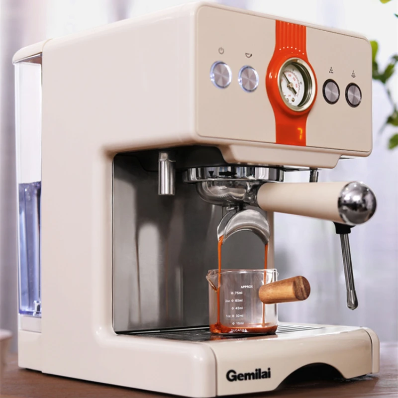 Italian Semi-automatic Home Coffee Machine Low-pressure Pre-infusion Function Pump-type Small Espresso Machine Coffee