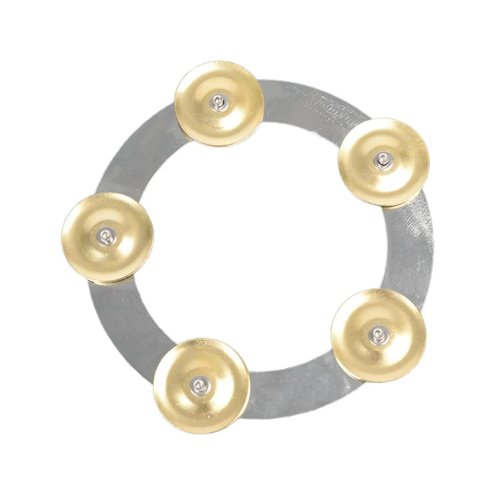 Cymbal Ching Tambourine Percussion Accessories for Kids Adults Ensemble KTV