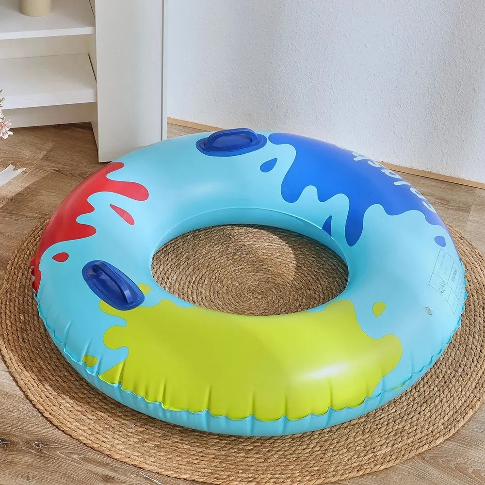Swimming Toys Splash Ink Style Inflatable PVC Swim Ring