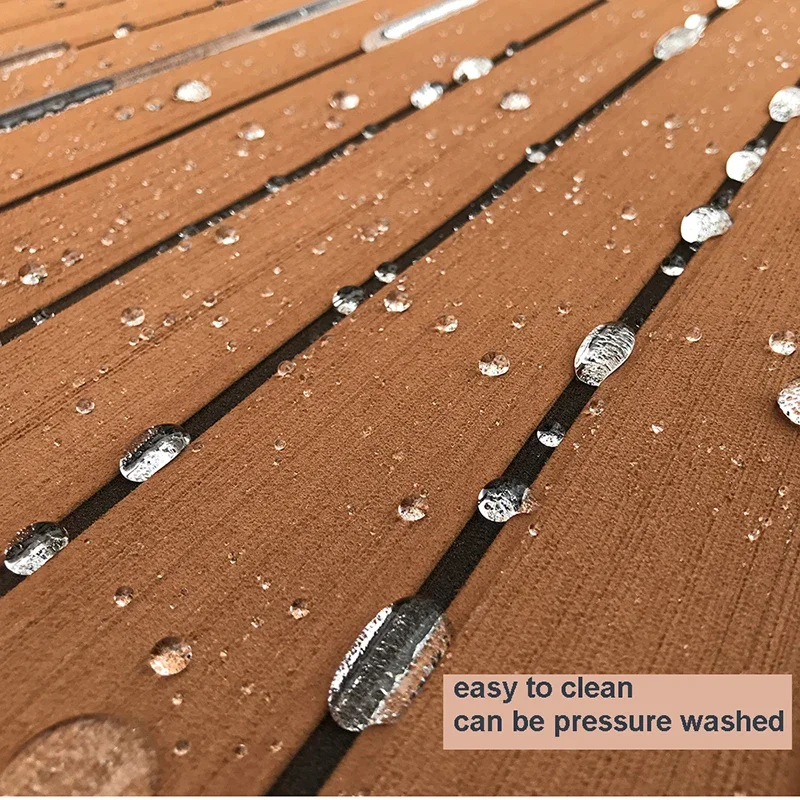 240*60*0.5cm Self Adhesive EVA Foam Teak Sheet Mat Decking Car Boat Sea Swim Yacht Synthetic Marine Acessories Cozy Flooring Pad marine accessories marine hardware boat deck mat
