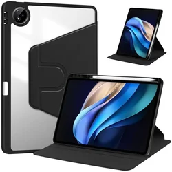 Rotating Tablet Cover with Pencil Holder for MagicPad 2 12.3 (Black)