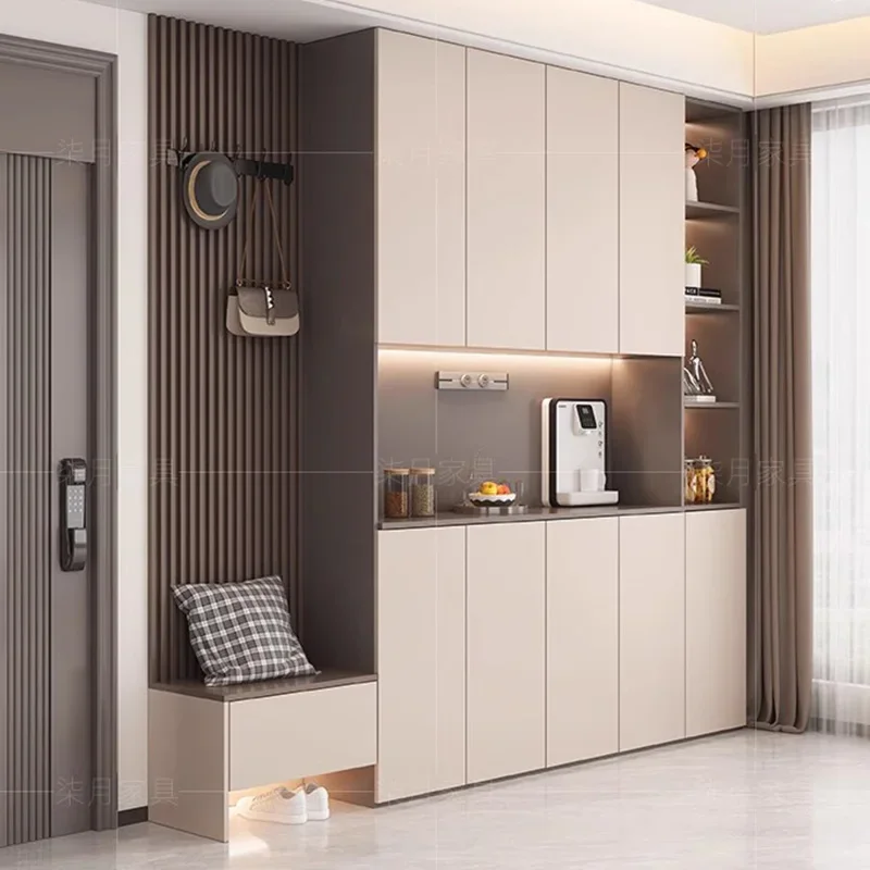 Display Cabinet Hanging Bar Modern Home Shelves Portable Open Cabinets Accessories Wall Whiskey Vitrine Iron Drinks Showcase