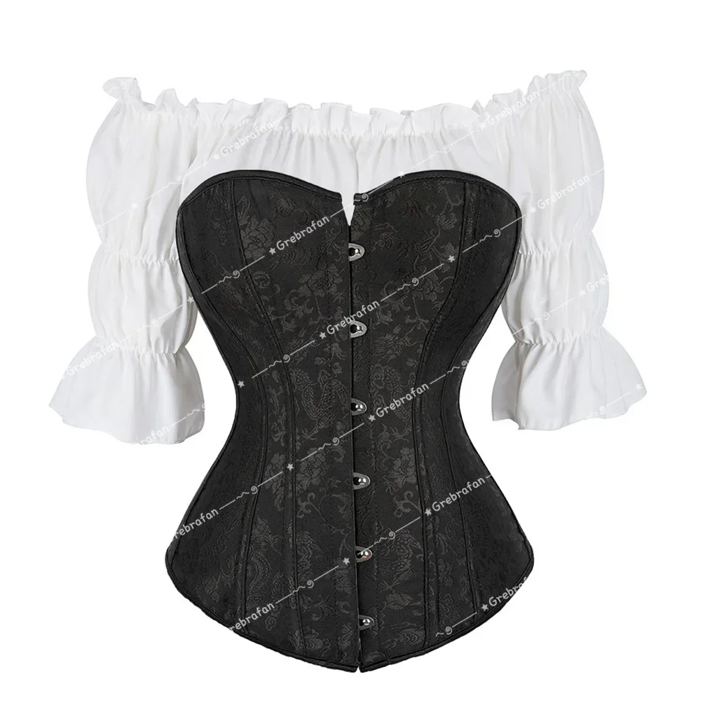 Set Di Busk Per Corsetto In Acciaio - 30,5 Cm (6 Pulsanti) - Nero - Per Abiti Da Sposa E Steampunk - 3
