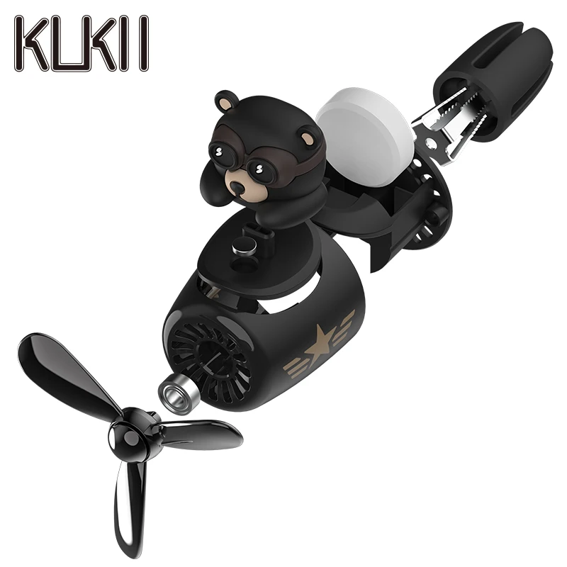 Bear pilot car air freshener flavor dog vent perfume diffuser fragrance scent auto deroration acccessories aromatherapy auto 6